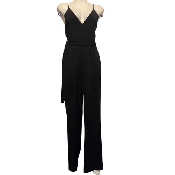 Alexis Black Wide Leg Backless Jumpsuit Size Medium - Picture 1 of 12